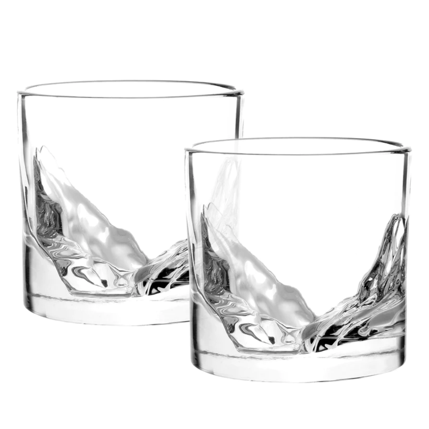 Mountain Whiskey Glasses - Set of 2