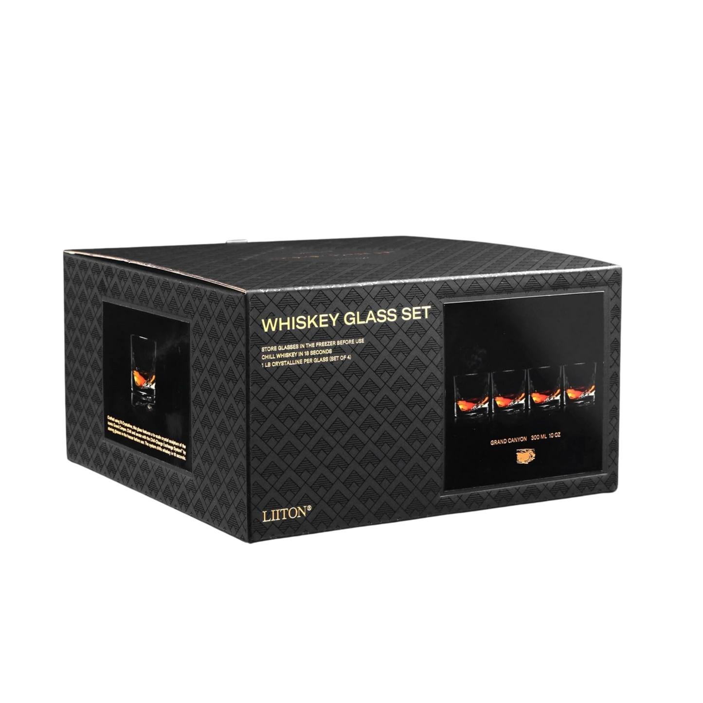 Mountain Whiskey Glasses - Set/4