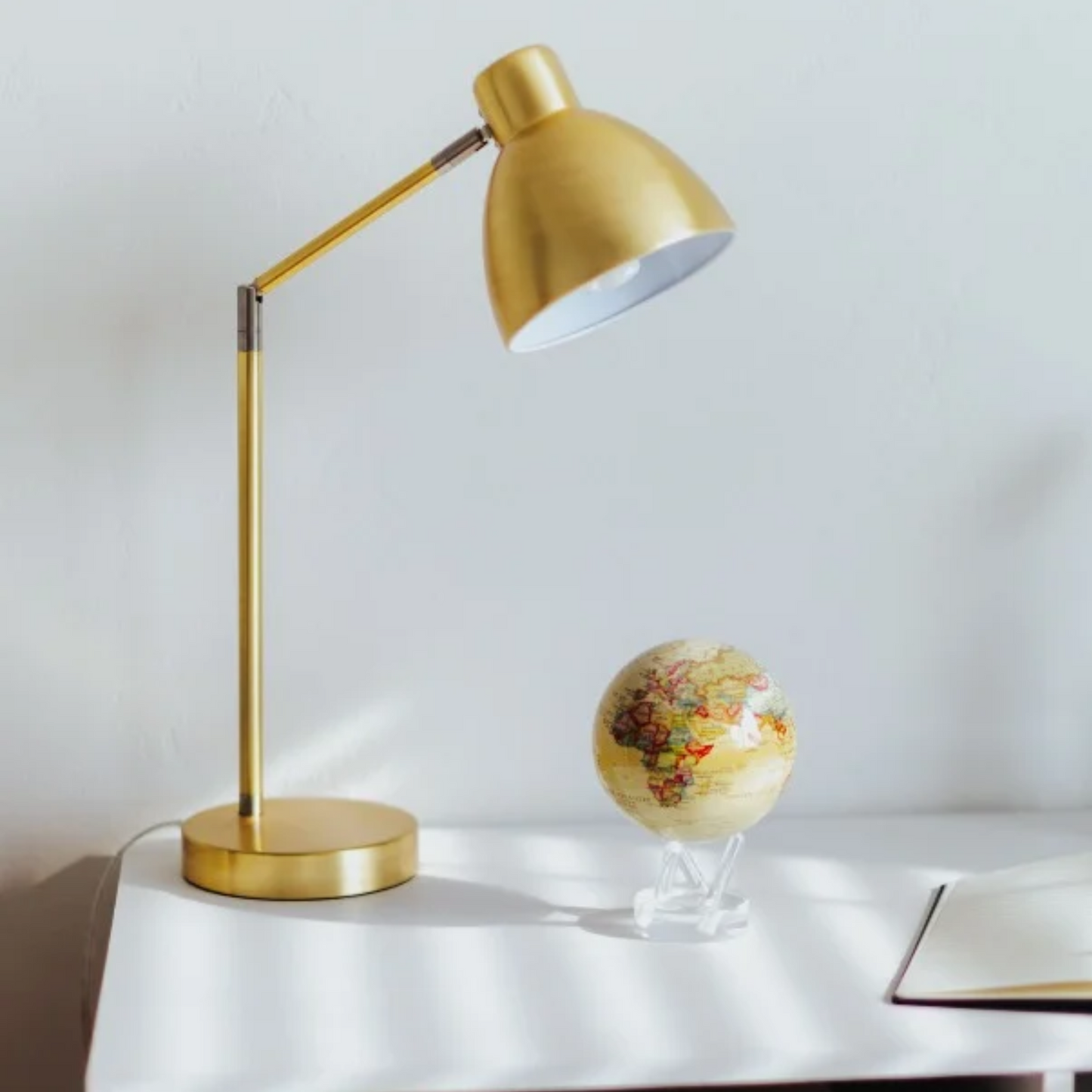 Yellow Political Map 4.5" Globe