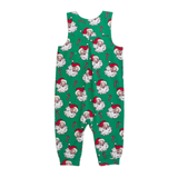 Green Santa Joy Knit Romper