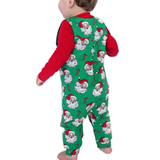 Green Santa Joy Knit Romper