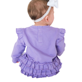 Twinkling Bow Tree Applique Bubble Romper