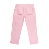 Pink Ruffle Straight Jeans