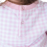 Pink Dear Santa Long Sleeve Bubble Romper