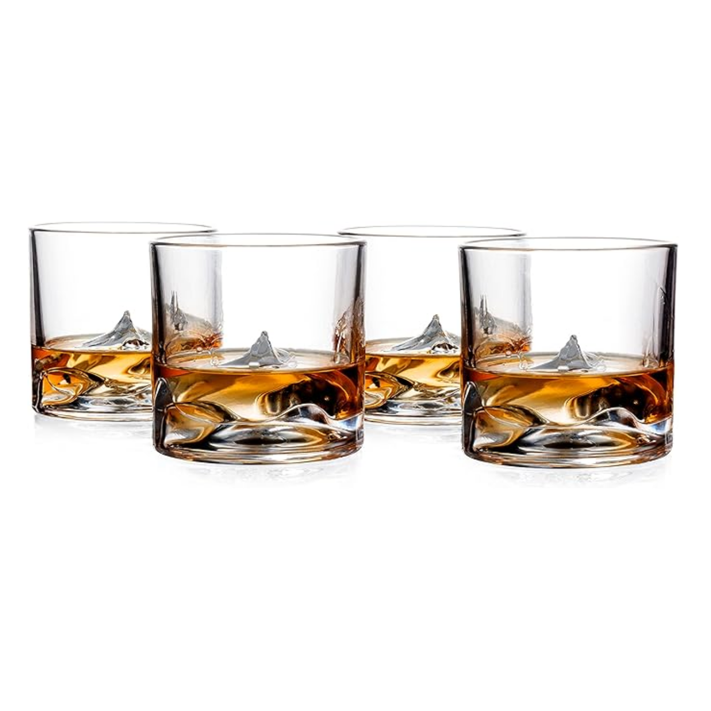 Everest Set of 4 Whiskey Glasses