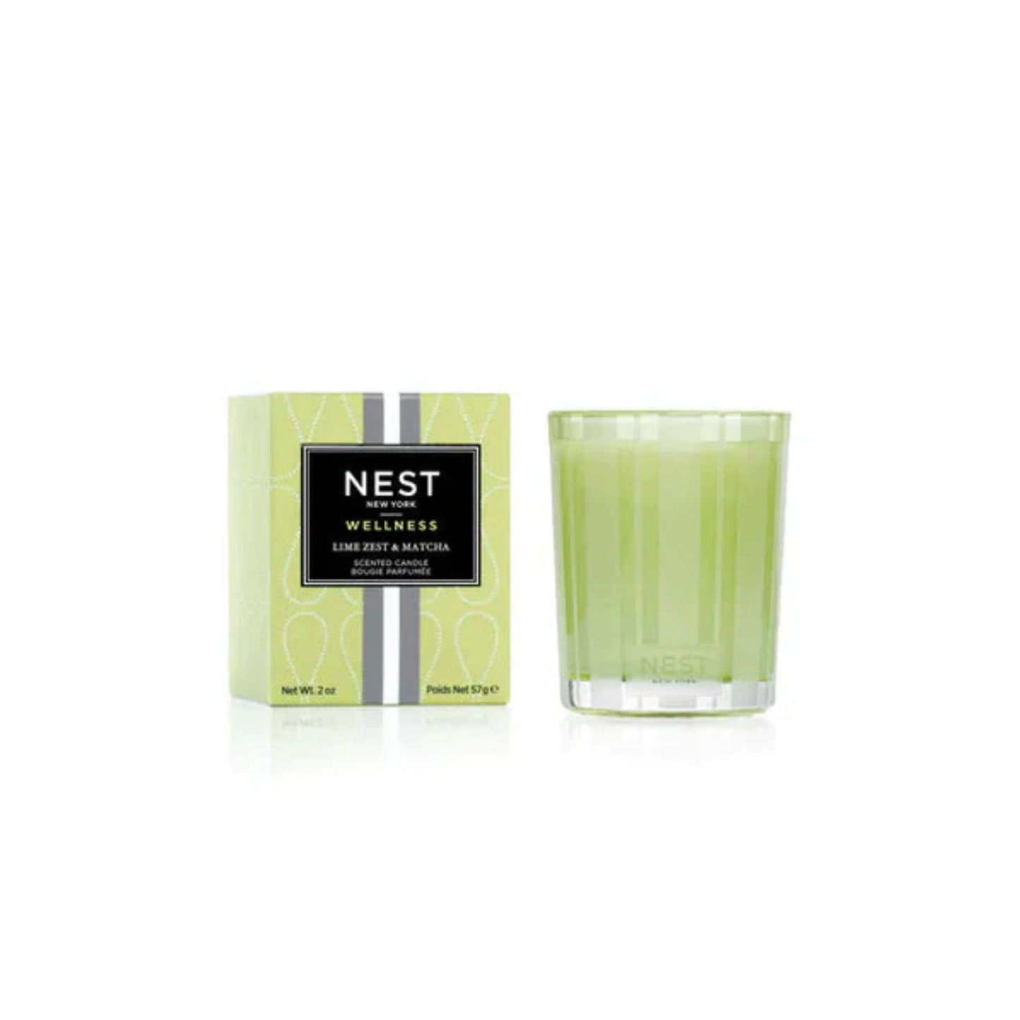 Lime Zest & Matcha Votive