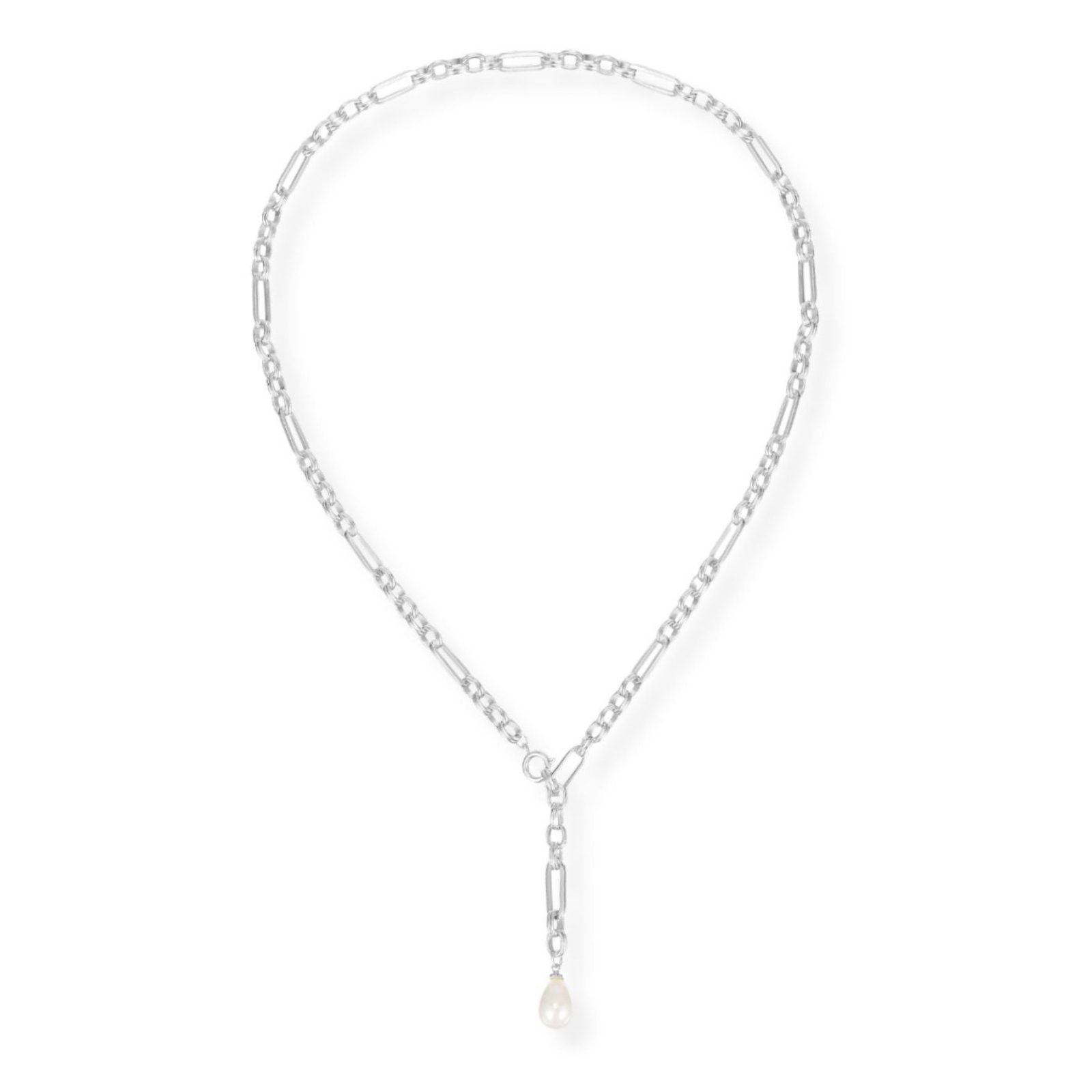 Allure Pearl Lariat Necklace - Lizzy G's Fine Gifts
