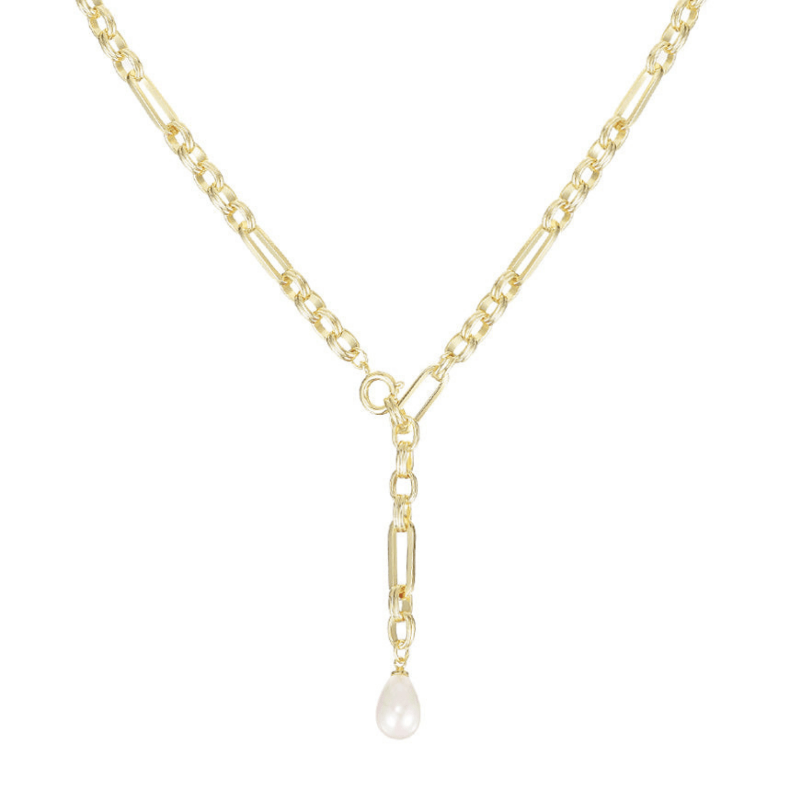 Allure Pearl Lariat Necklace - Lizzy G's Fine Gifts