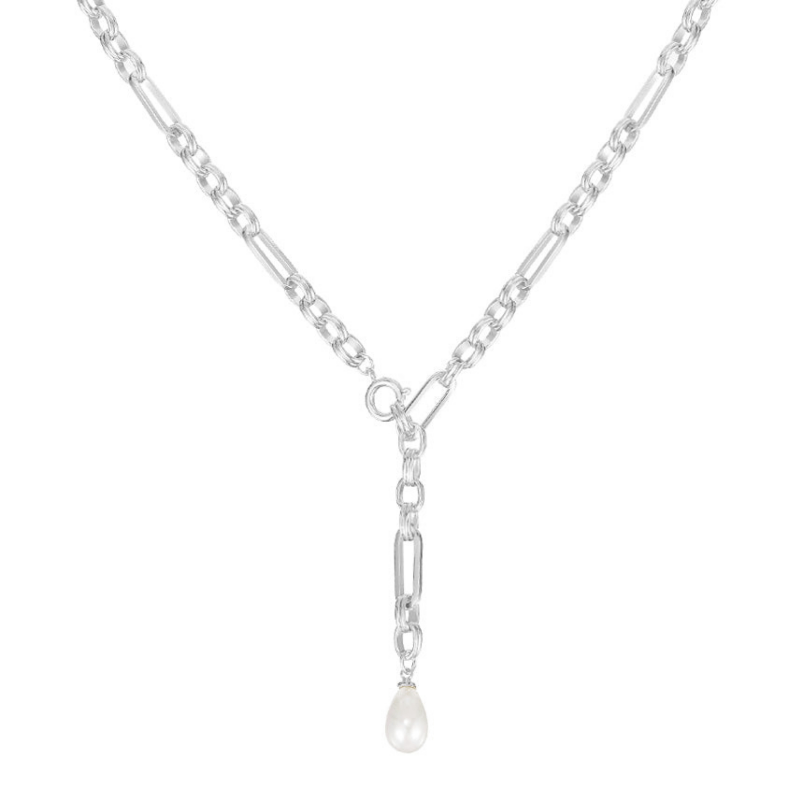 Allure Pearl Lariat Necklace - Lizzy G's Fine Gifts
