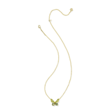 Bianca Butterfly Short Pendant Necklace - Lizzy G's Fine Gifts