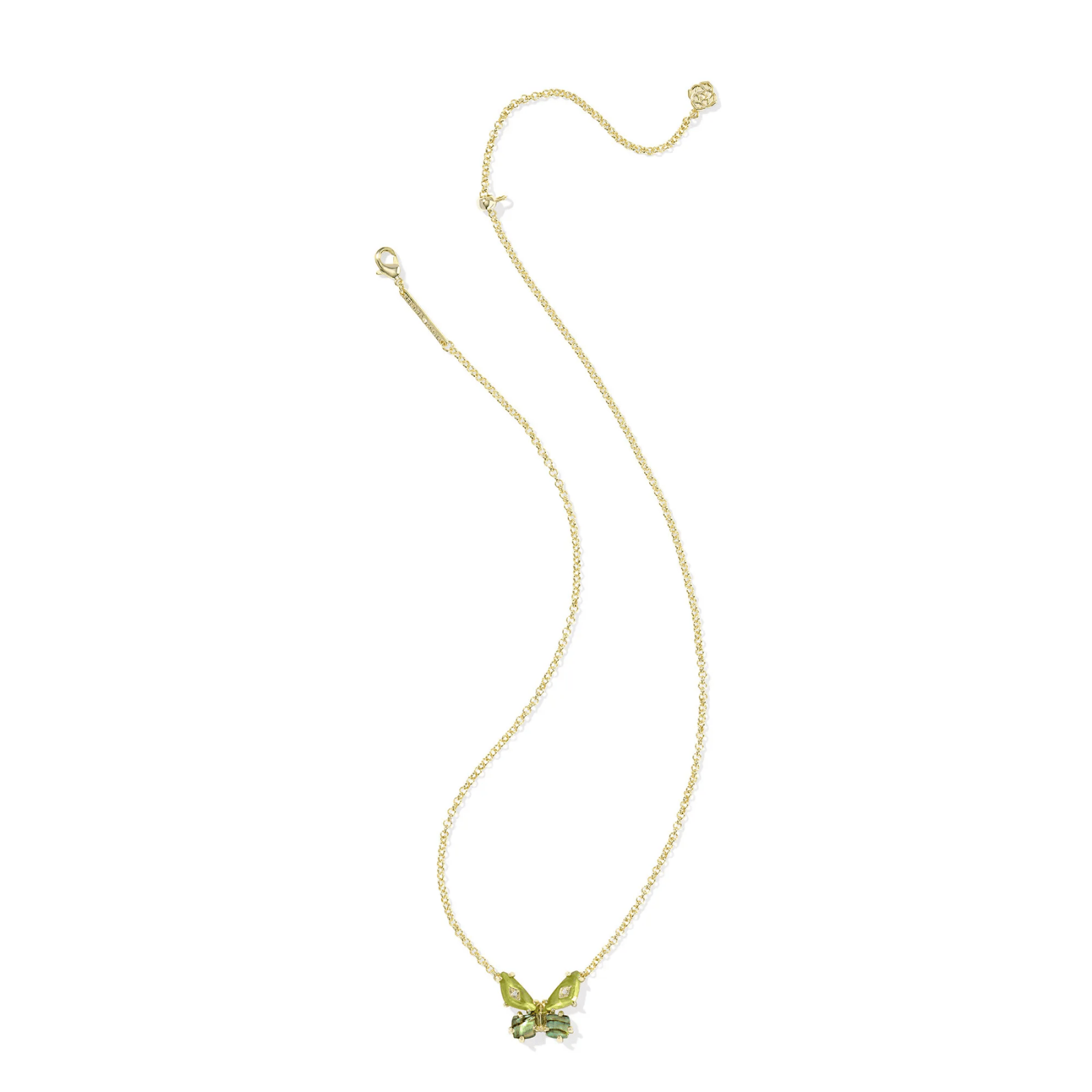 Bianca Butterfly Short Pendant Necklace - Lizzy G's Fine Gifts