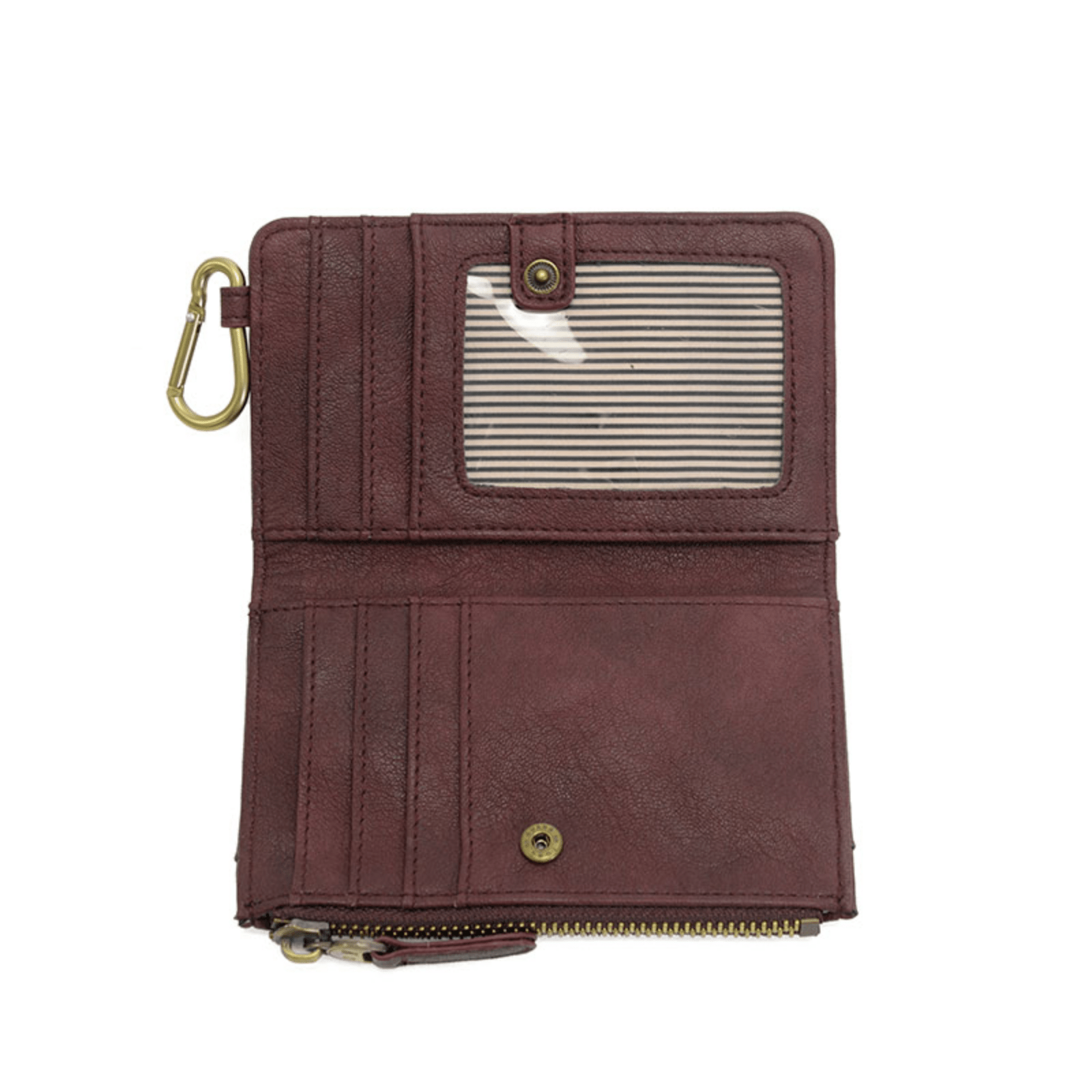 Bobbie Bifold Wallet with Carabiner - Lizzy G's Fine Gifts
