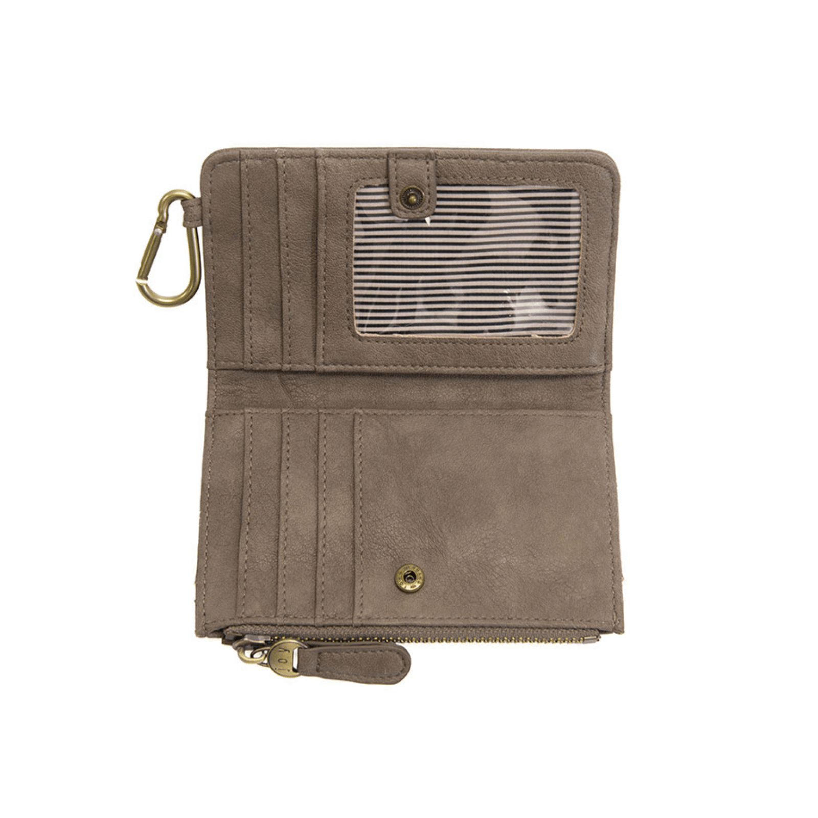 Bobbie Bifold Wallet with Carabiner - Lizzy G's Fine Gifts