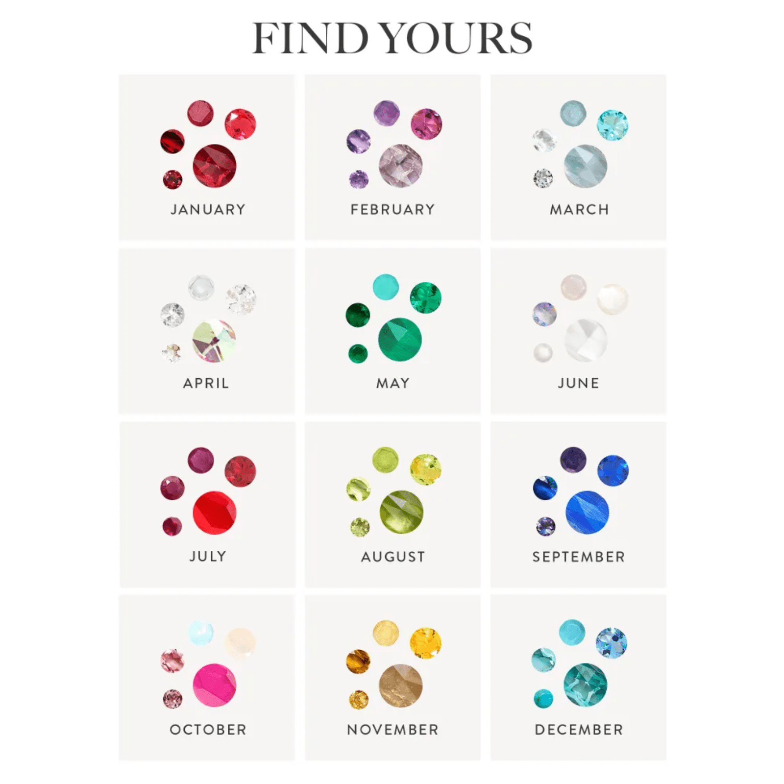 Cailin Crystal Birthstone Huggie Earrings - Lizzy G's Fine Gifts