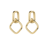 Charlie Drop Hoop Earrings - Lizzy G's Fine Gifts
