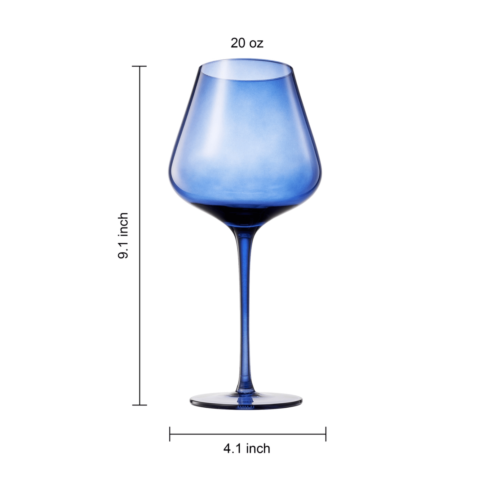 Colors of Paris Wine Glass Set - Lizzy G's Fine Gifts