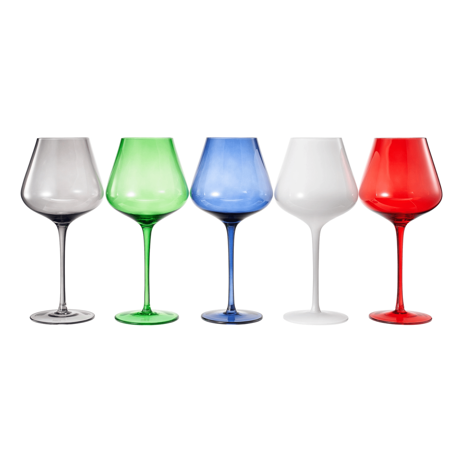 Colors of Paris Wine Glass Set - Lizzy G's Fine Gifts