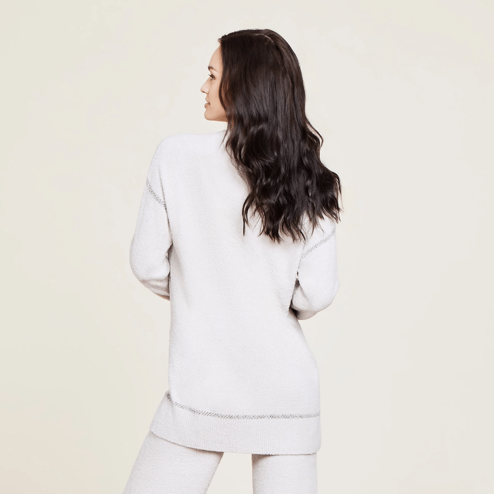 CozyChic Contrast Rib Pocket Cardi - Lizzy G's Fine Gifts