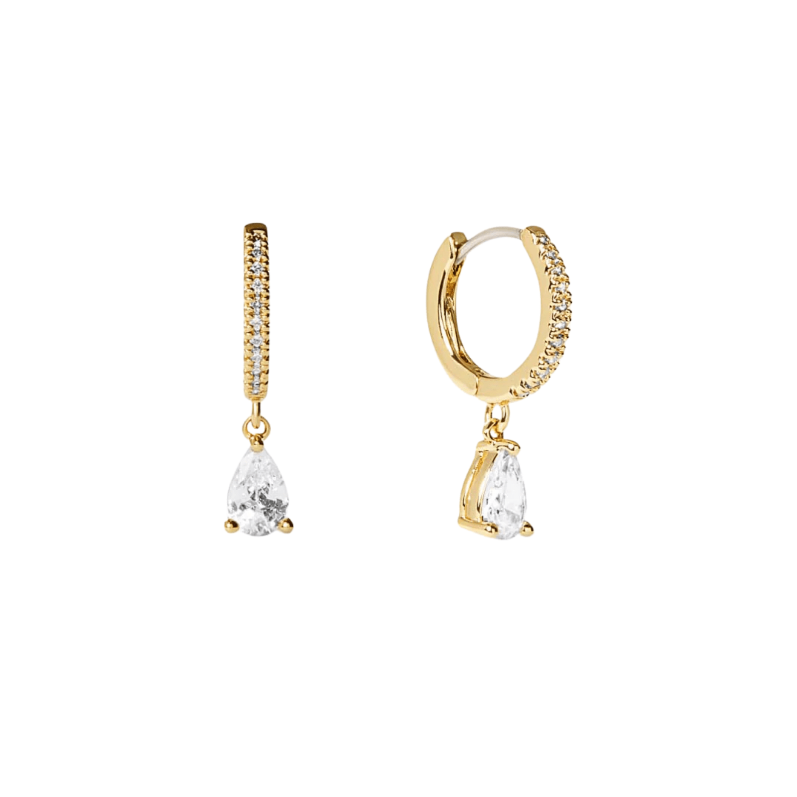 Delicate Huggie Hoops - Elise - Lizzy G's Fine Gifts