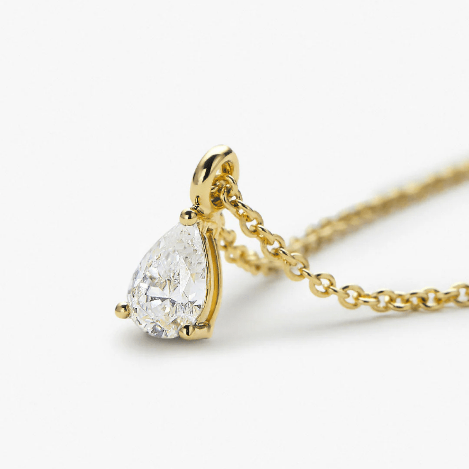 Elise Delicate Solitaire Pendant Necklace - Lizzy G's Fine Gifts