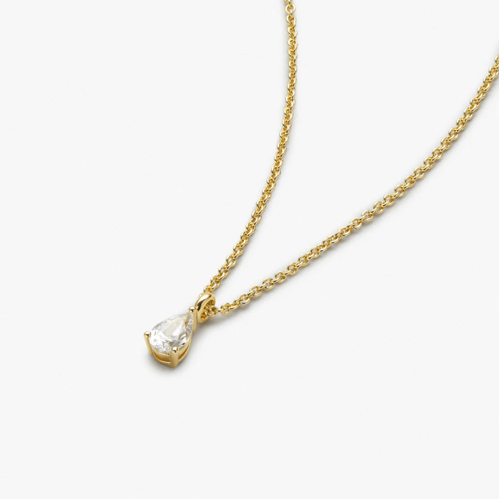 Elise Delicate Solitaire Pendant Necklace - Lizzy G's Fine Gifts