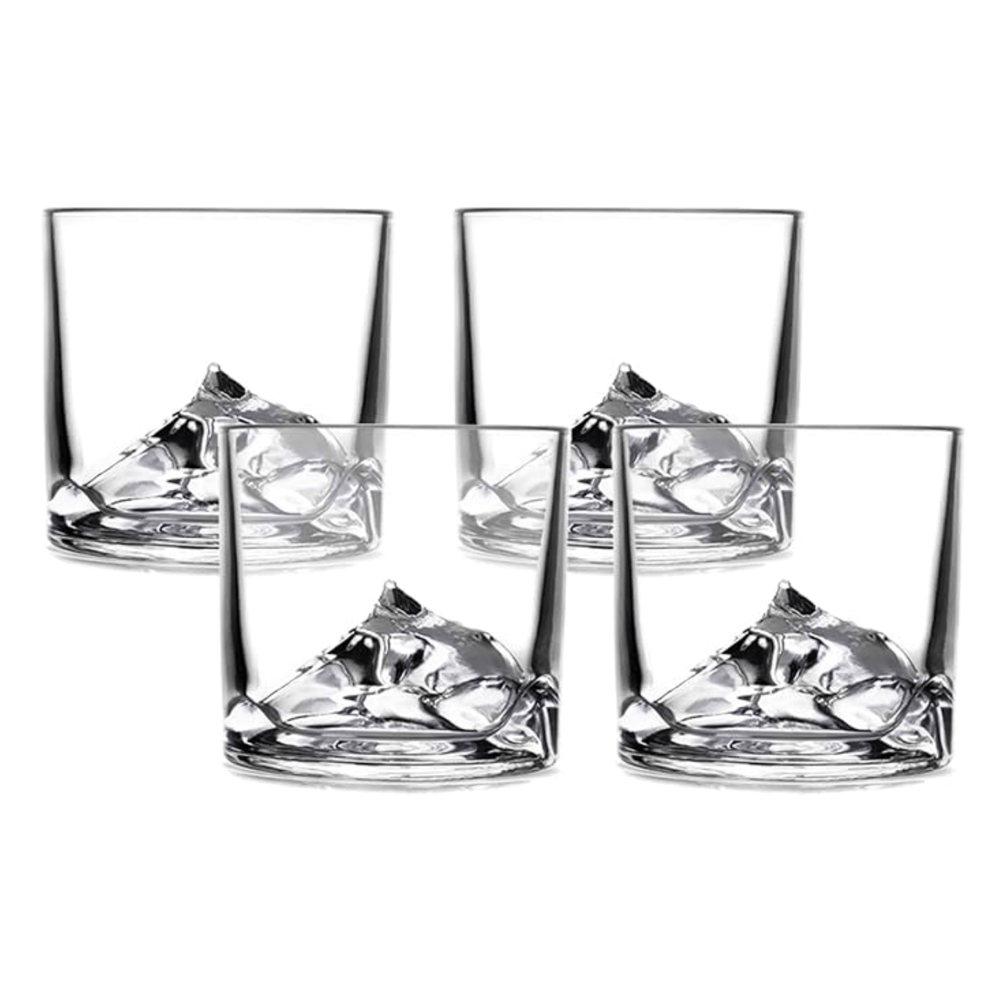 Everest Set of 4 Whiskey Glasses - Lizzy G's Fine Gifts