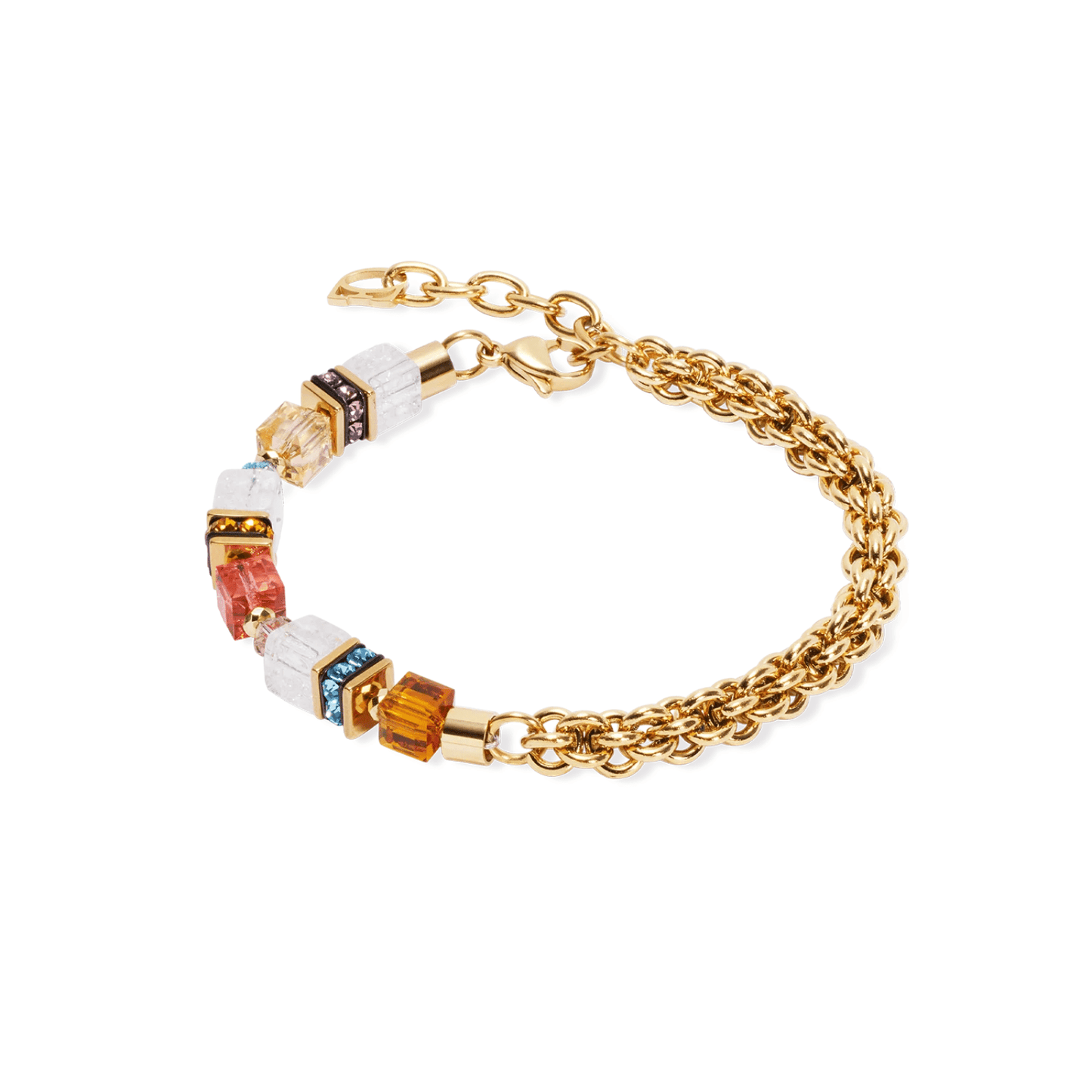 GeoCUBE® Fusion Summer Bracelet Gold - Sunset - Lizzy G's Fine Gifts