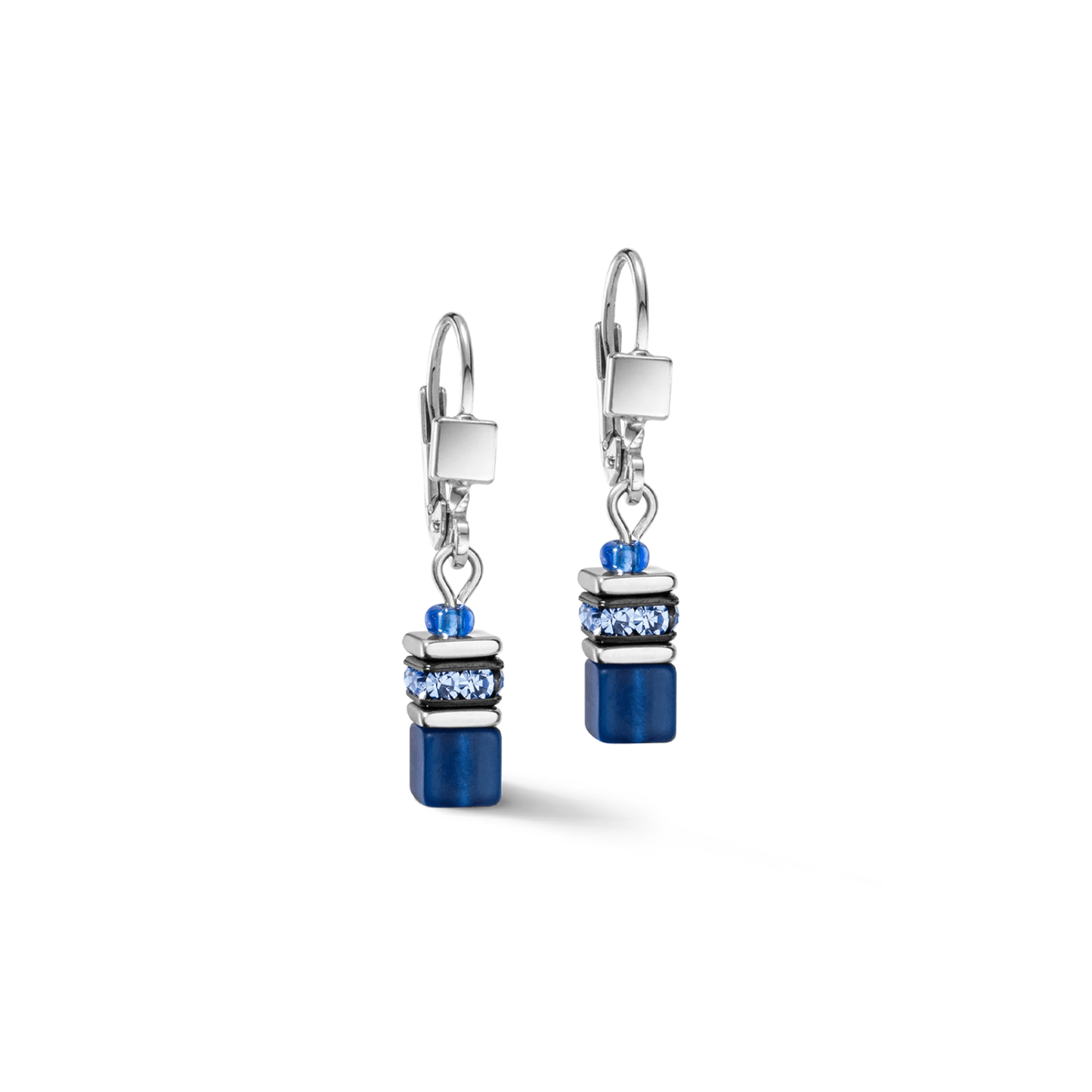 GeoCUBE® Iconic Lite Earrings Blue - Lizzy G's Fine Gifts