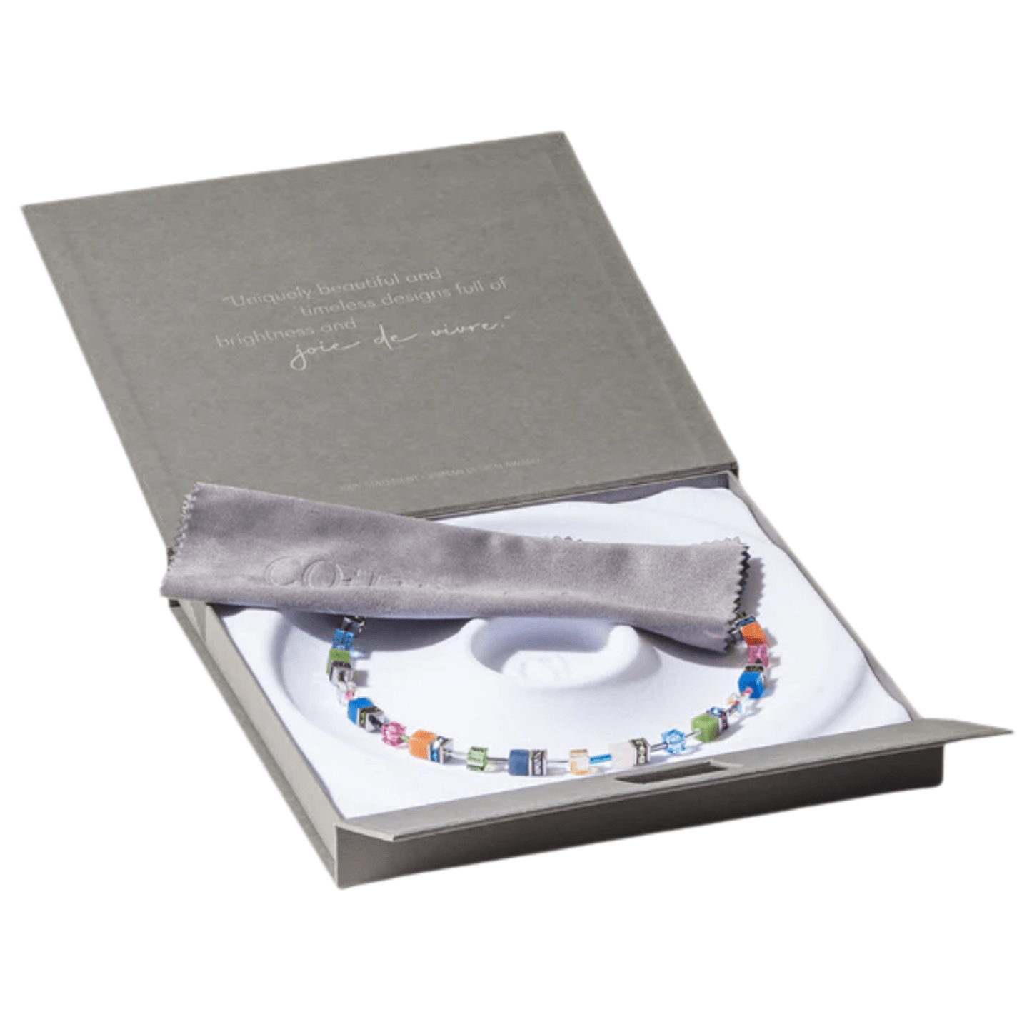 GeoCUBE® Precious Fusion Pearls Necklace Mocha Mousse - Lizzy G's Fine Gifts