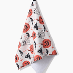 Geometry Dish Towel - Halloween is Here - Lizzy G's Fine Gifts