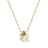 Ghost Pendant Necklace - Mother of Pearl - Lizzy G's Fine Gifts