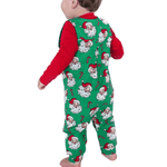 Green Santa Joy Knit Romper - Lizzy G's Fine Gifts