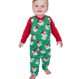 Green Santa Joy Knit Romper - Lizzy G's Fine Gifts