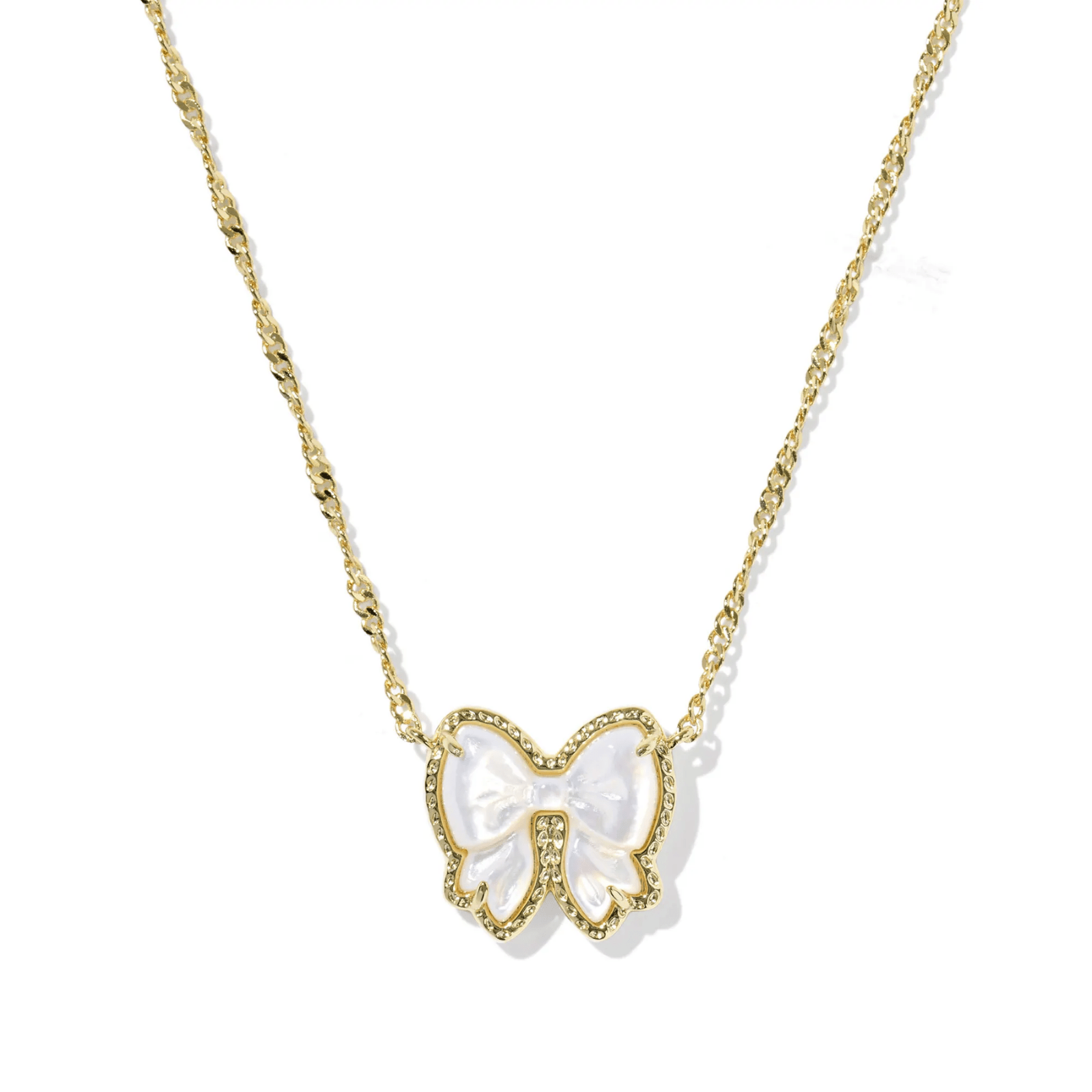 Haley Bow Pendant Necklace - Lizzy G's Fine Gifts