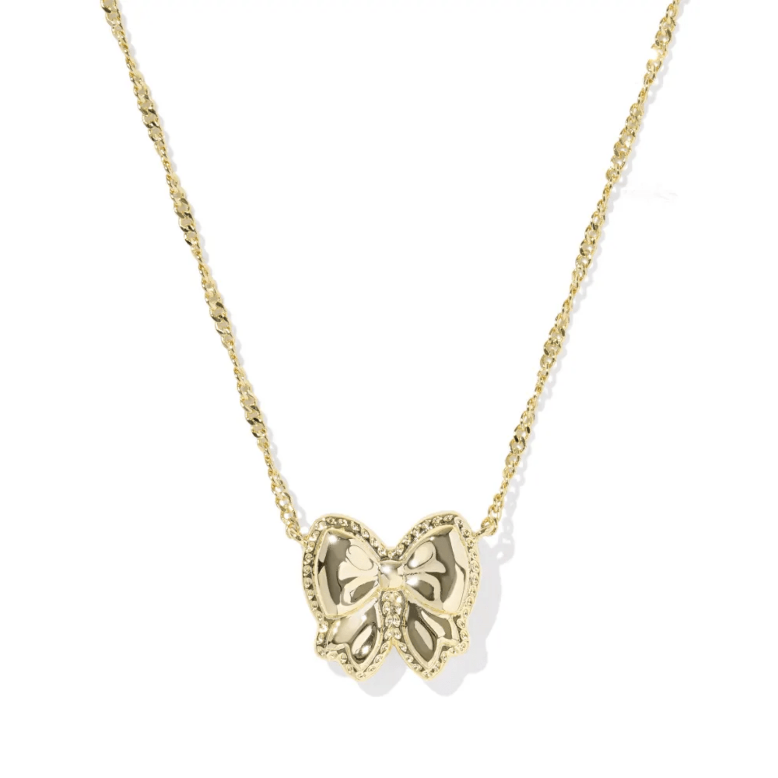 Haley Bow Pendant Necklace - Lizzy G's Fine Gifts