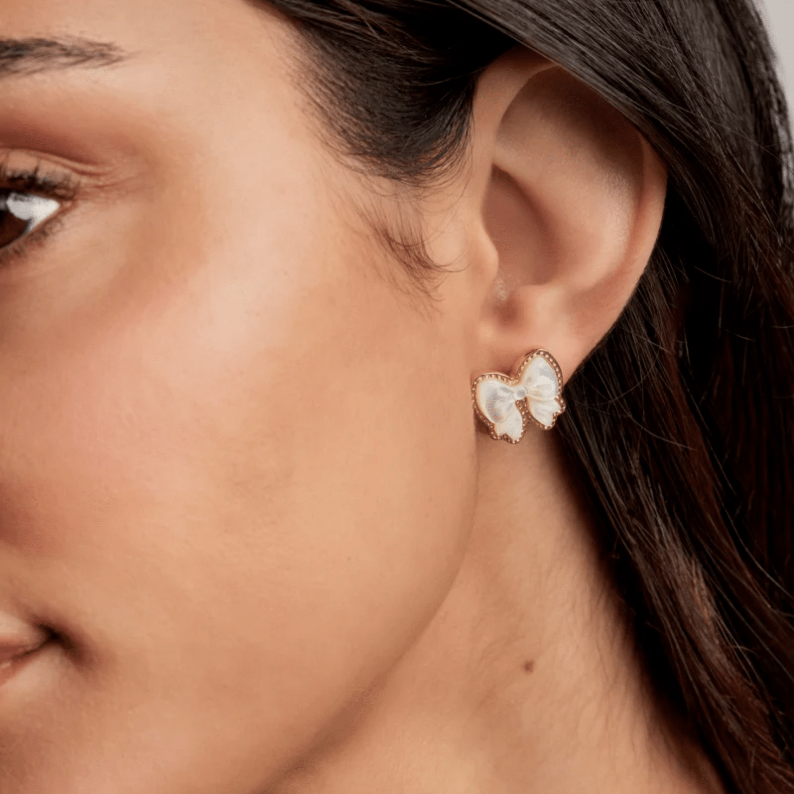 Haley Bow Stud Earrings - Lizzy G's Fine Gifts