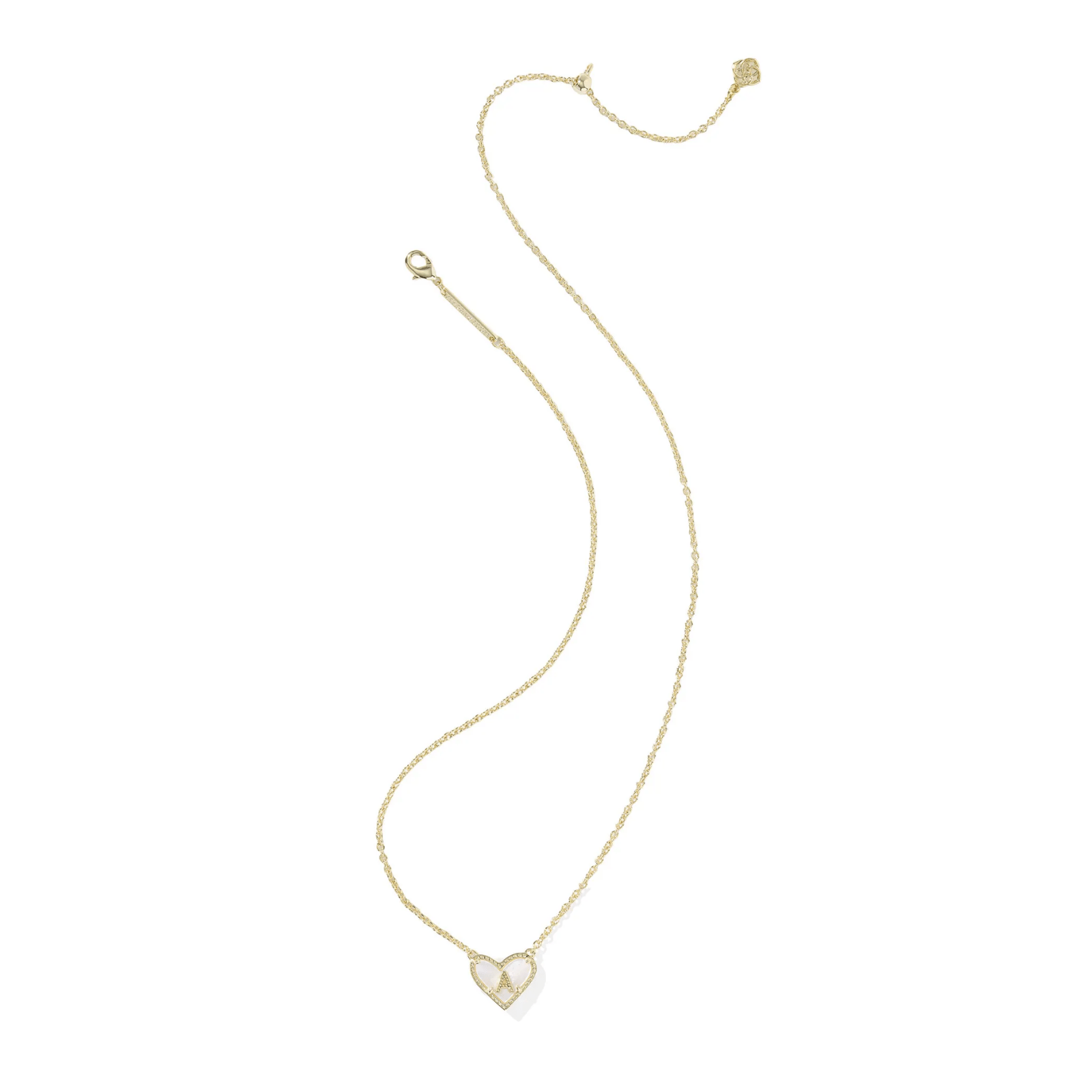 Heart Initial Pendant Necklace - Lizzy G's Fine Gifts
