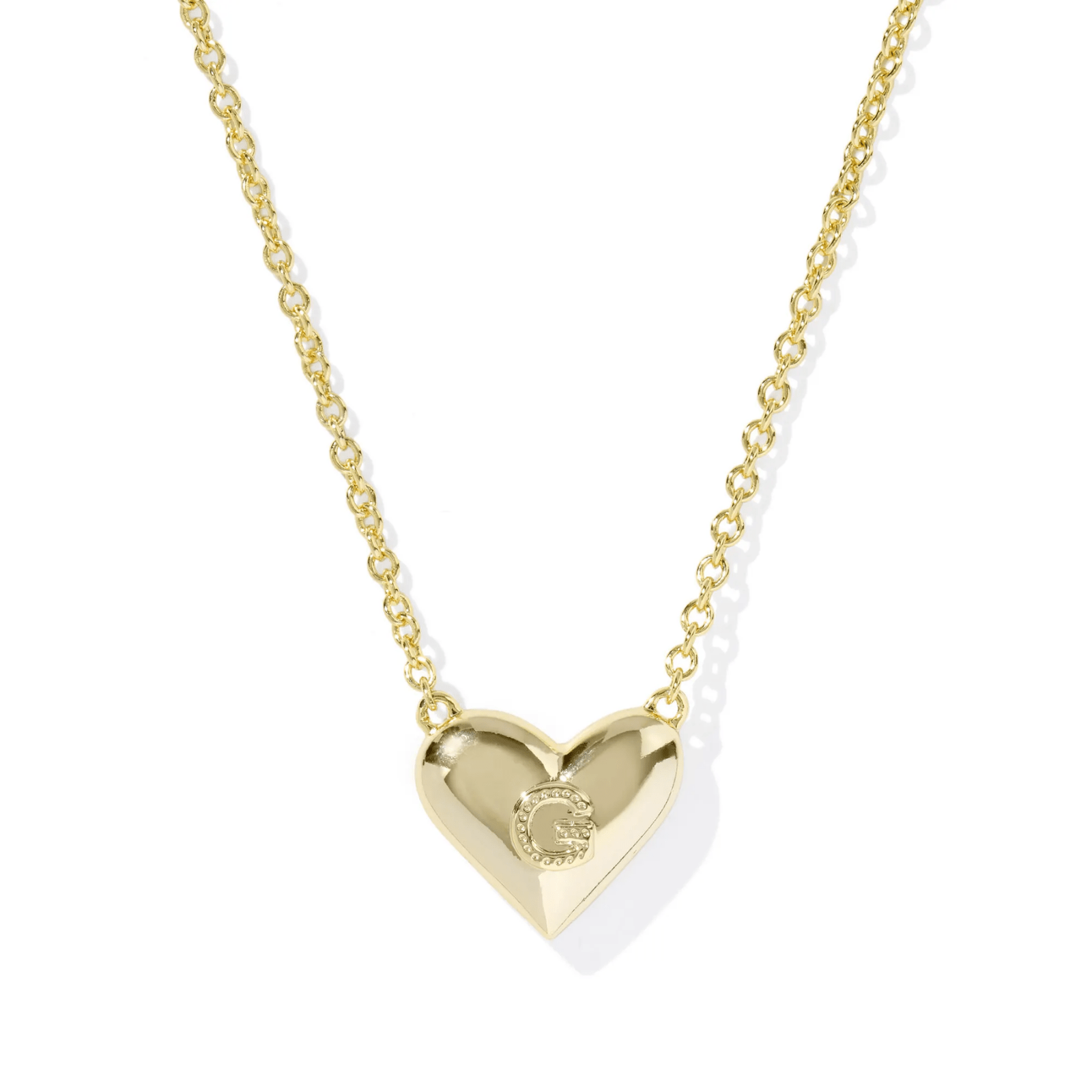 Heart Initial Pendant Necklace - Lizzy G's Fine Gifts