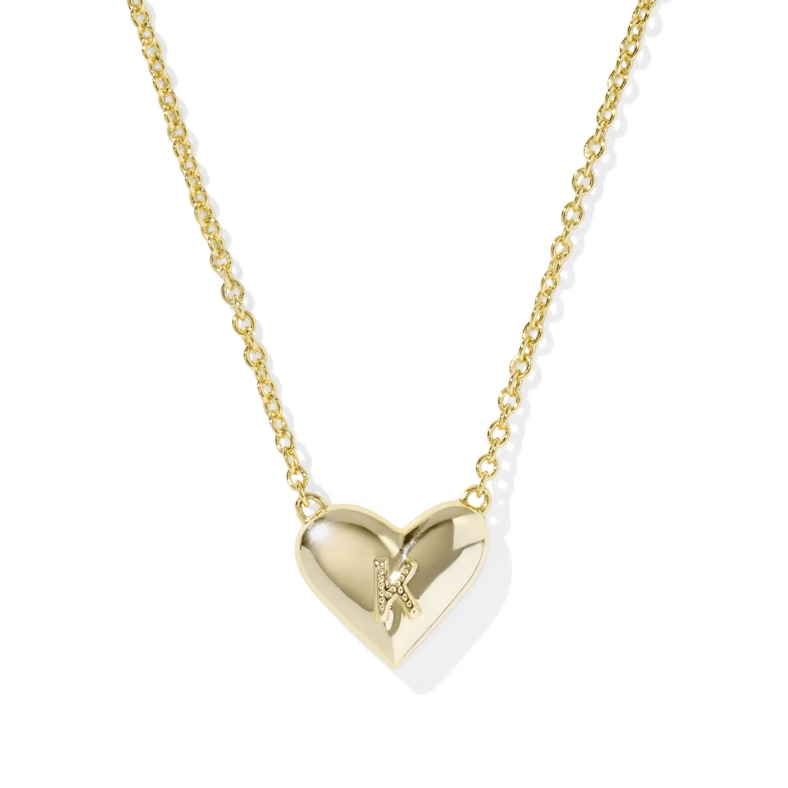 Heart Initial Pendant Necklace - Lizzy G's Fine Gifts