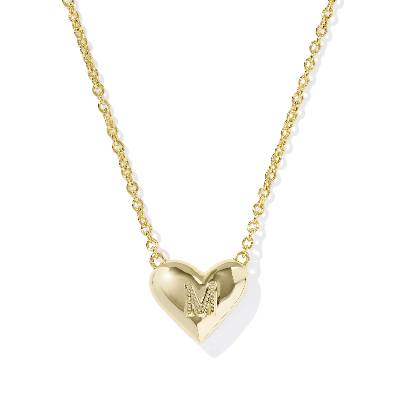 Heart Initial Pendant Necklace - Lizzy G's Fine Gifts