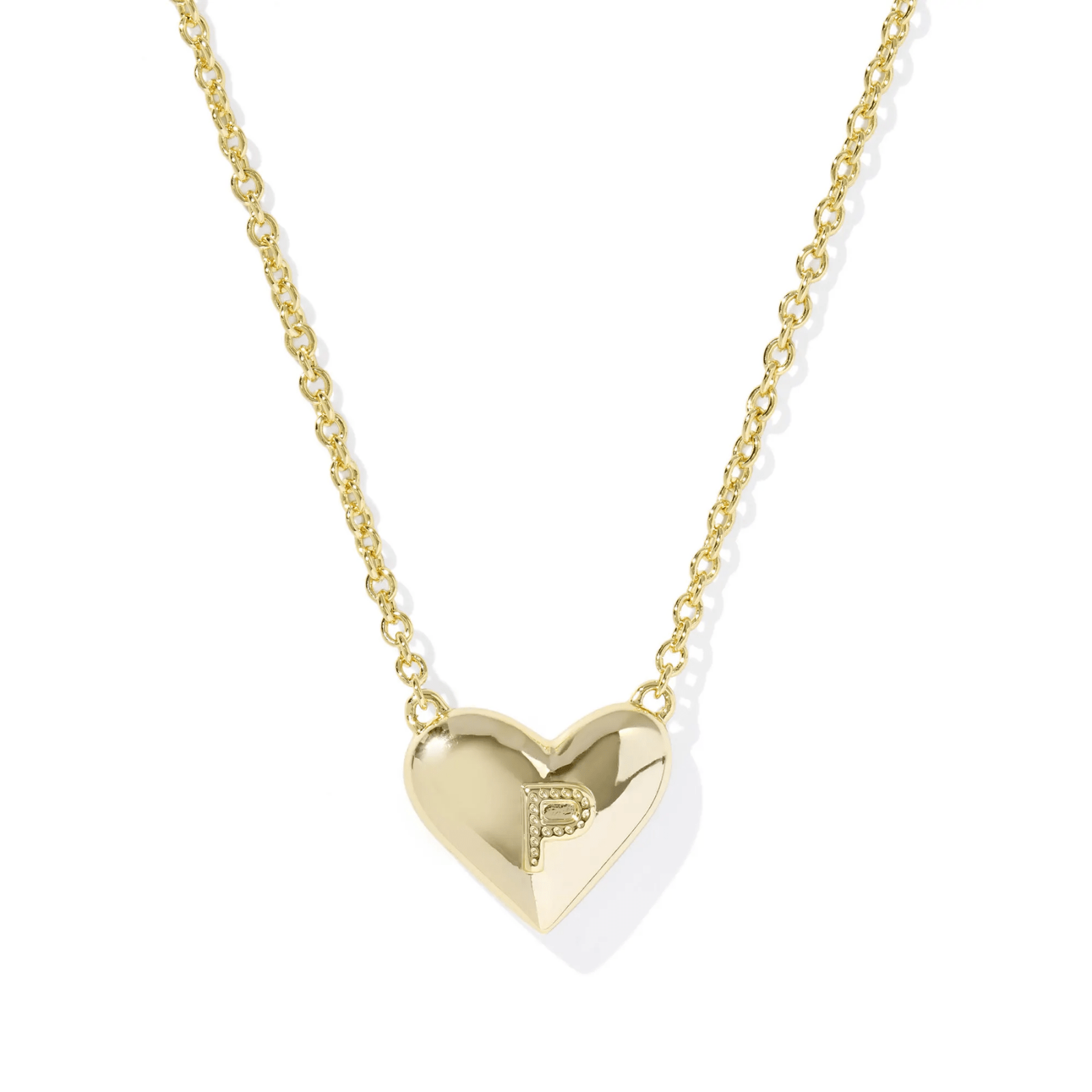 Heart Initial Pendant Necklace - Lizzy G's Fine Gifts