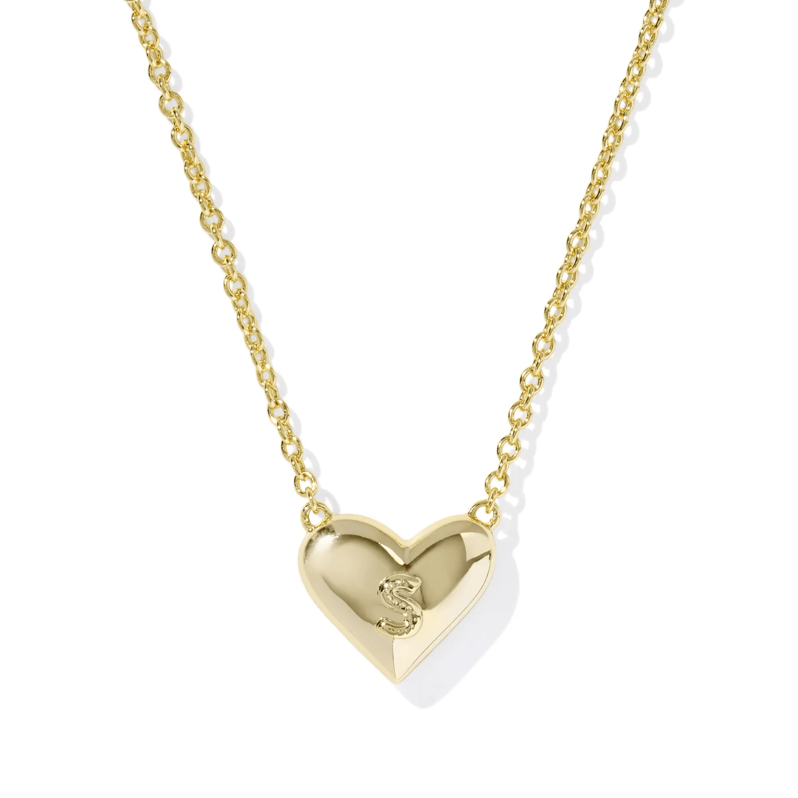 Heart Initial Pendant Necklace - Lizzy G's Fine Gifts