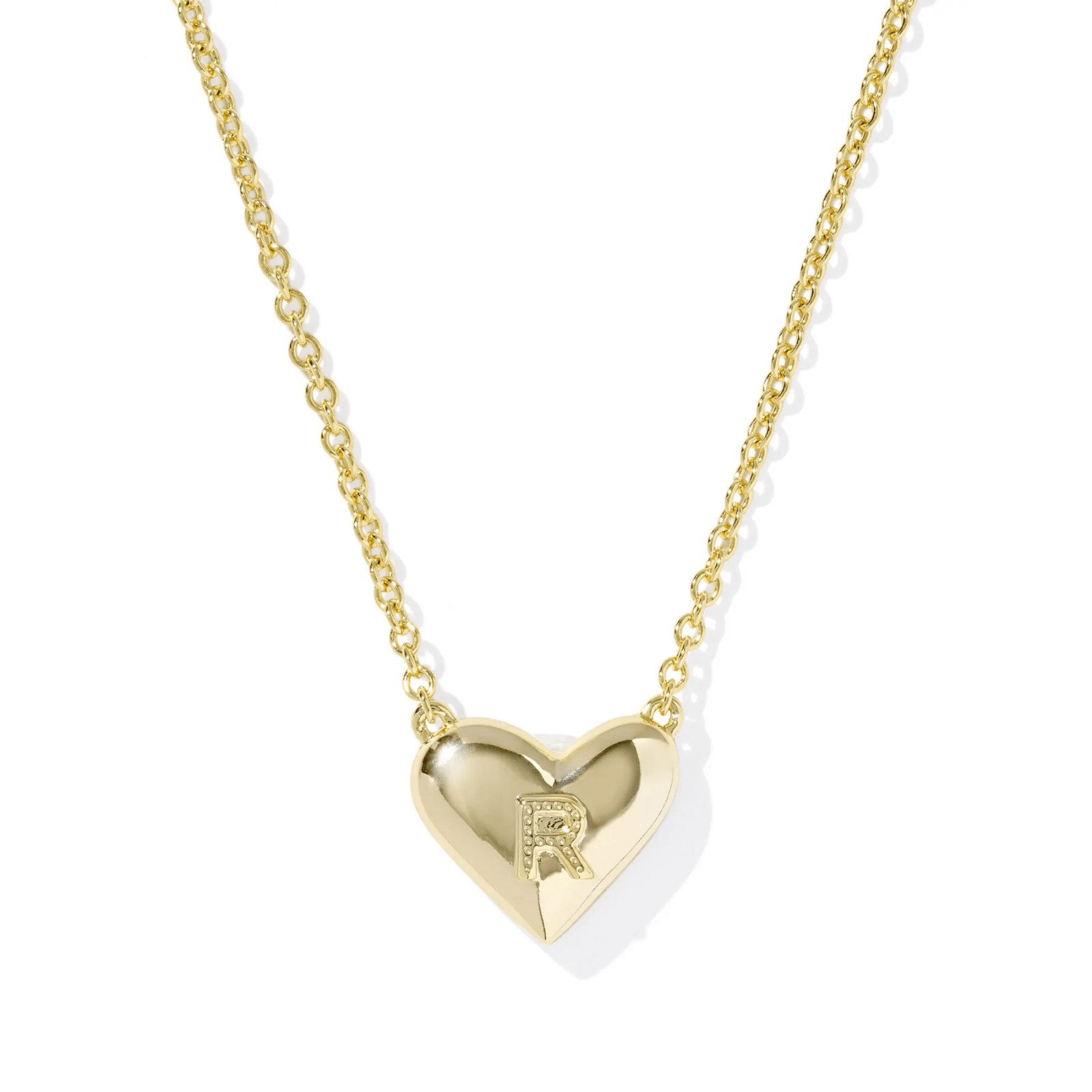 Heart Initial Pendant Necklace - Lizzy G's Fine Gifts