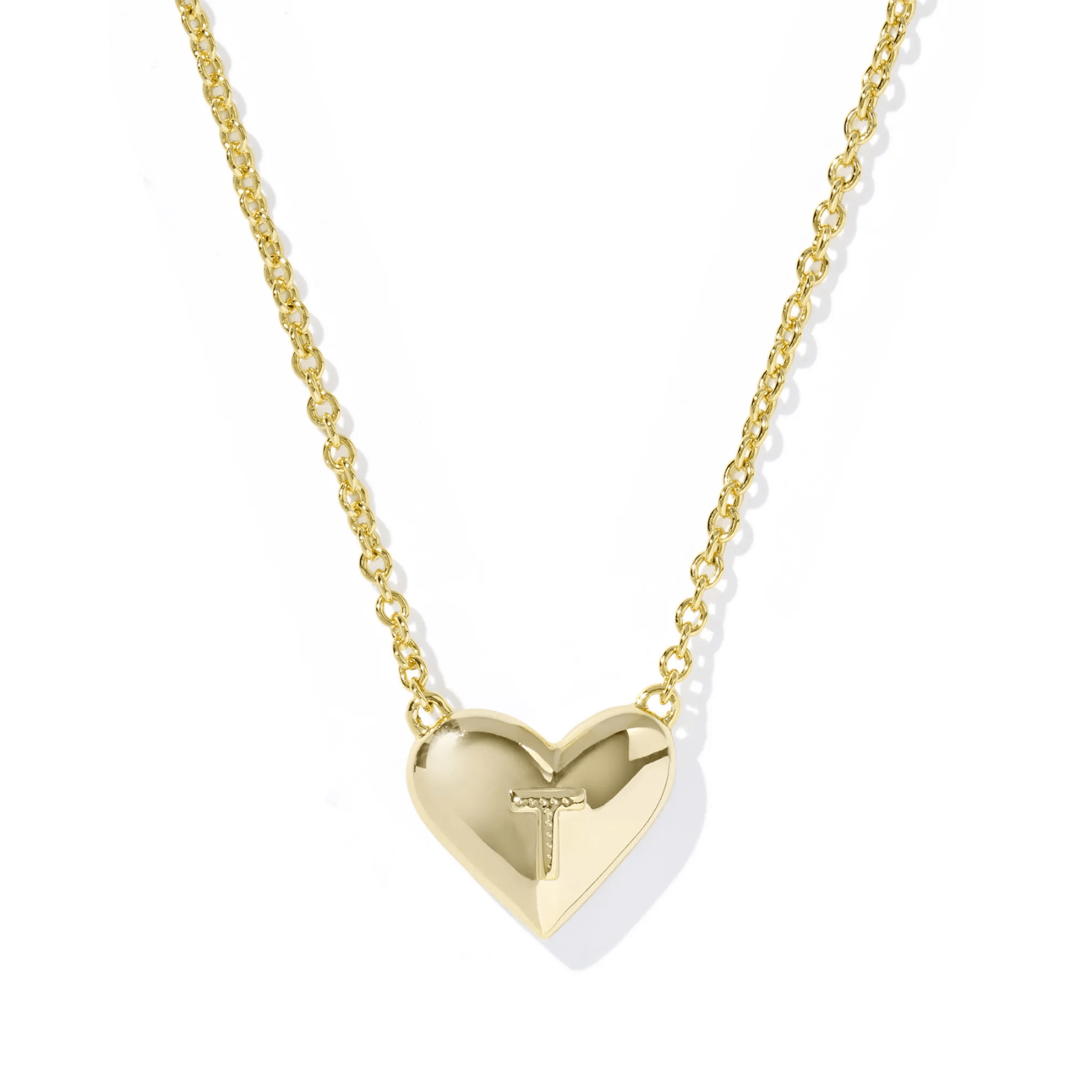 Heart Initial Pendant Necklace - Lizzy G's Fine Gifts