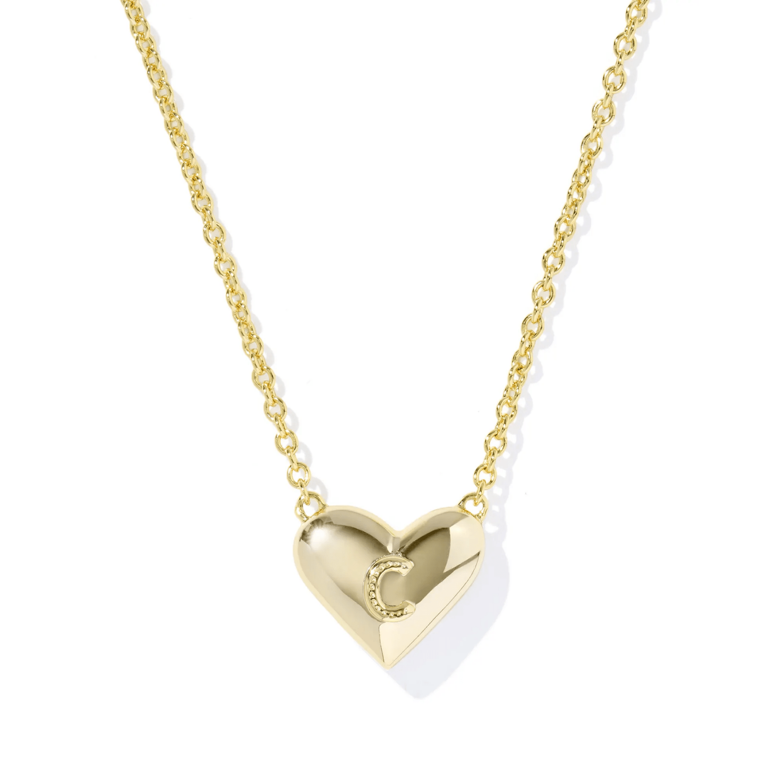 Heart Initial Pendant Necklace - Lizzy G's Fine Gifts