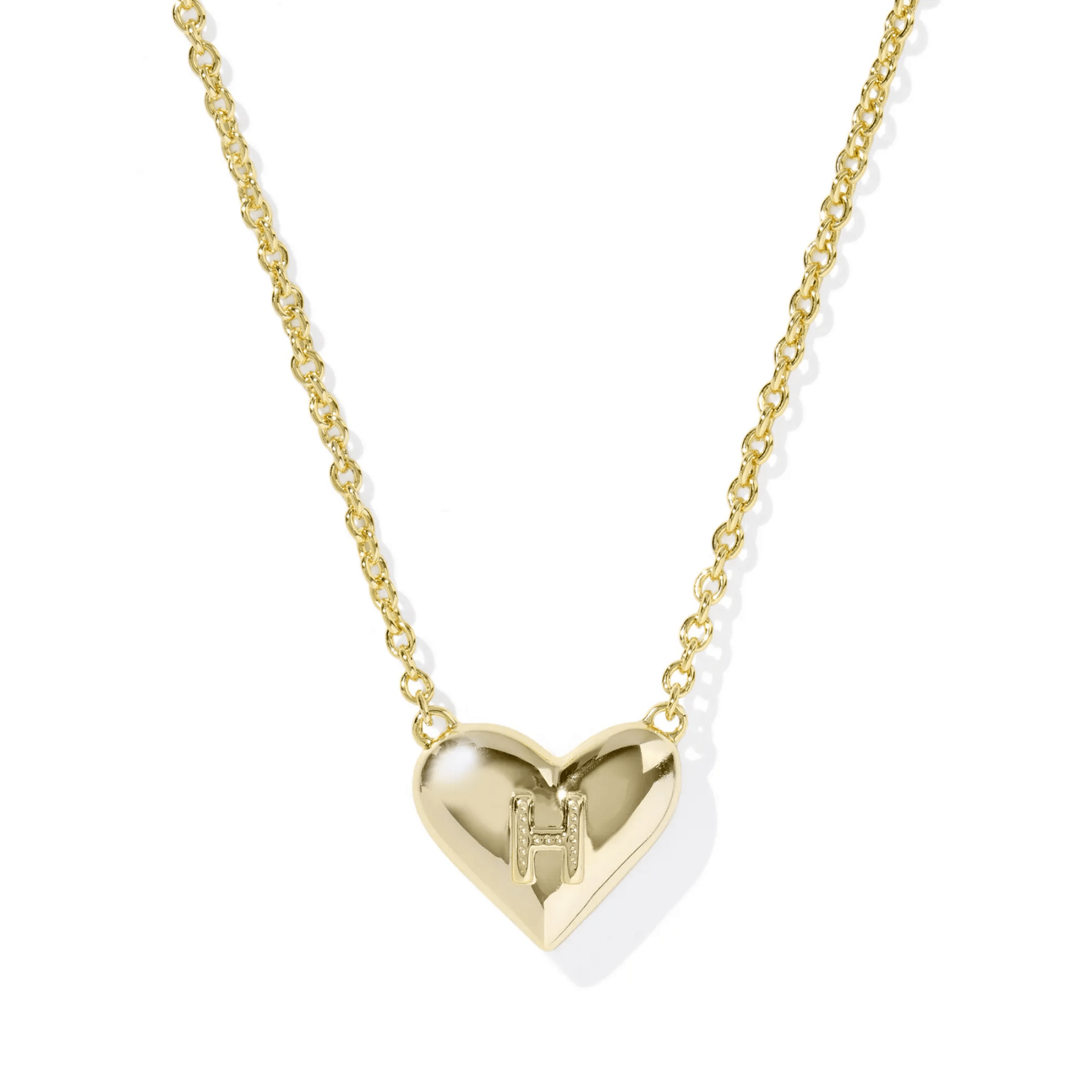 Heart Initial Pendant Necklace - Lizzy G's Fine Gifts