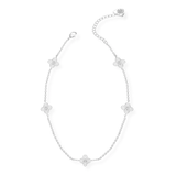 Heritage Mini Cross Station Necklace - Lizzy G's Fine Gifts