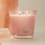 Himalayan Salt & Rosewater 3 - Wick Candle - Lizzy G's Fine Gifts
