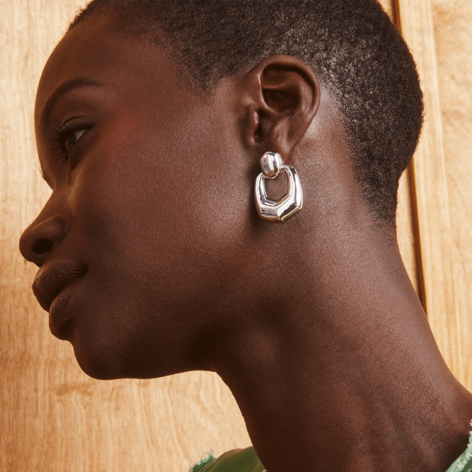 Kaitlin Open Frame Earrings - Lizzy G's Fine Gifts