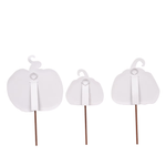 Metal Faux Painted Velvet Pumpkin Decor - Lizzy G's Fine Gifts